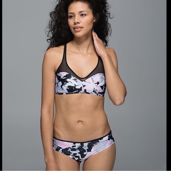 Lululemon Salty Swim Bikini 2 Piece Reversible Swim Suit 4/6 Small - Picture 2 of 12